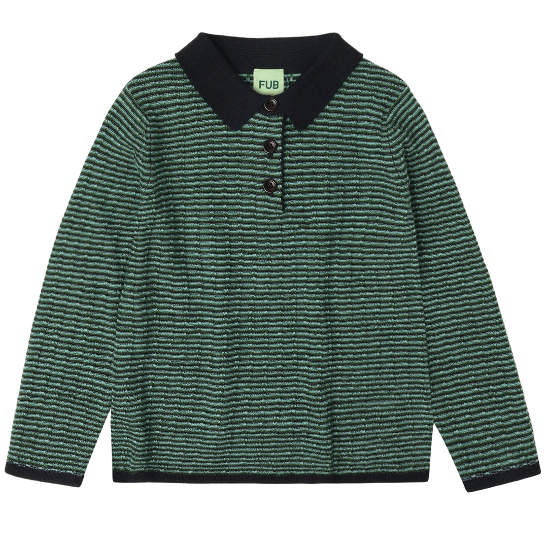 0725 AW-Polo Shirt-dark navy/forest/aqua