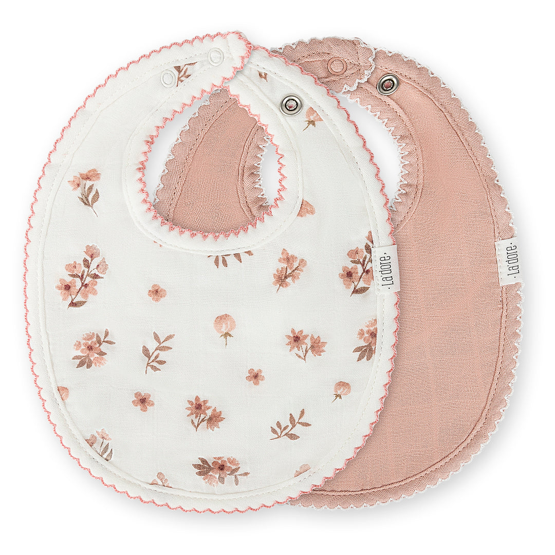 ADORA Muslin Bib- Rose Floral