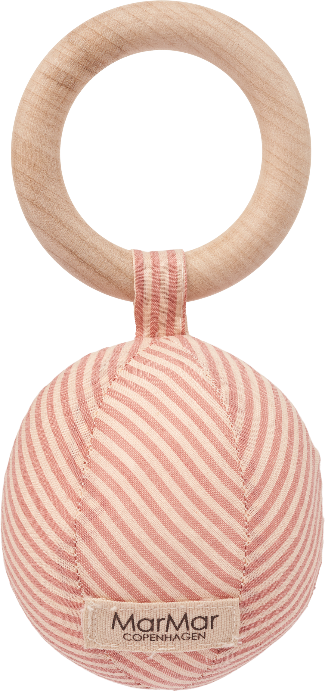 101-364-24-BABY RATTLE-Soft Check Stripe