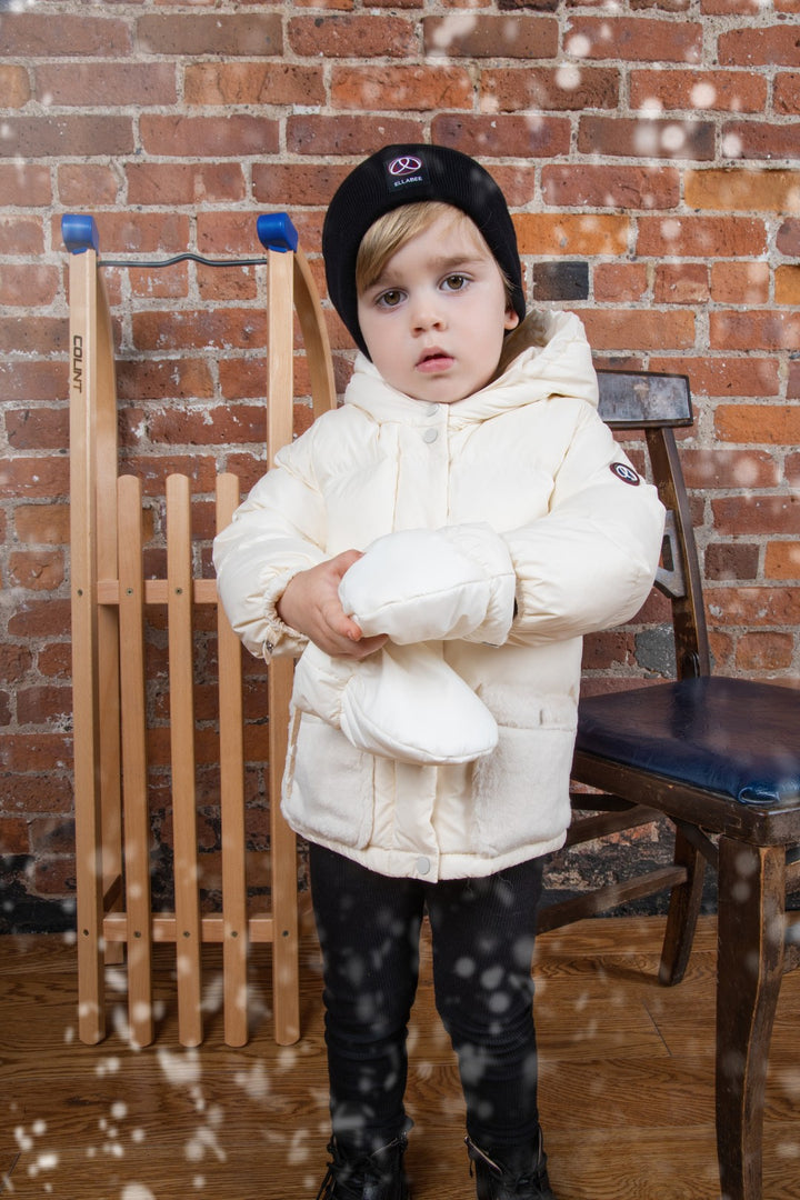 F25-5032R-QUINCY ENFANT DOWN JACKET-Off White