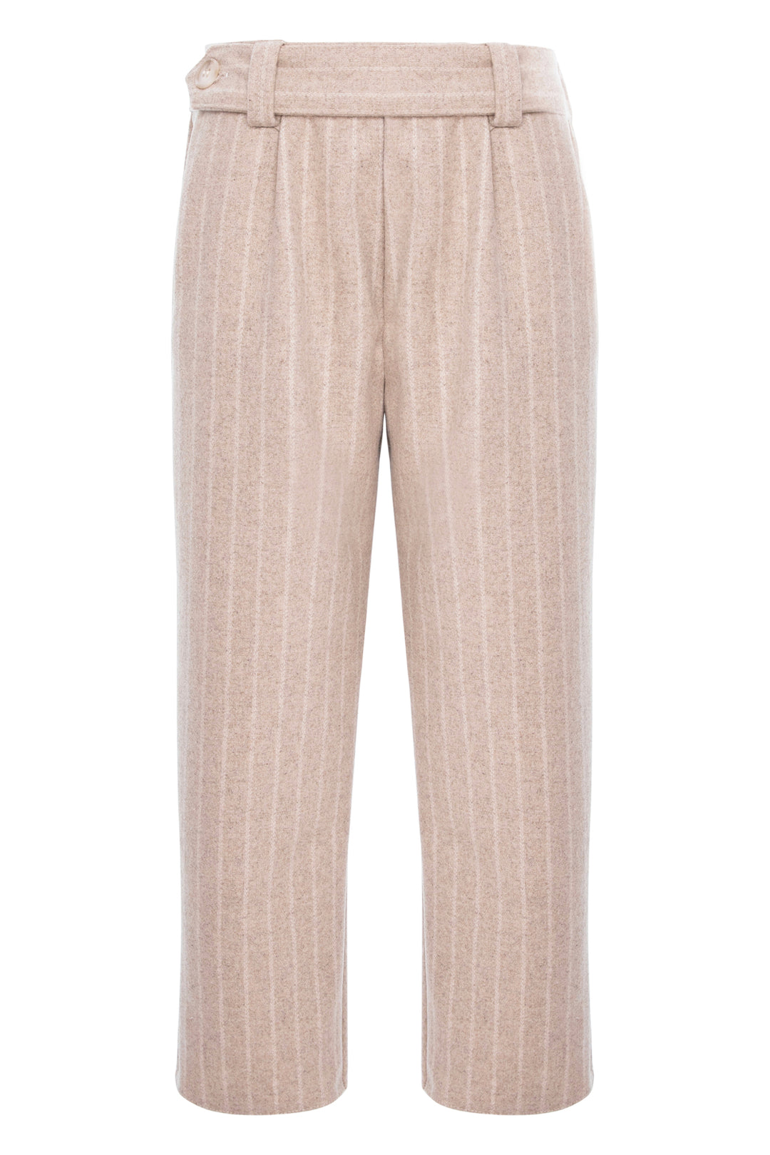 HENRY LONG PANTS -BEIGE WOOL