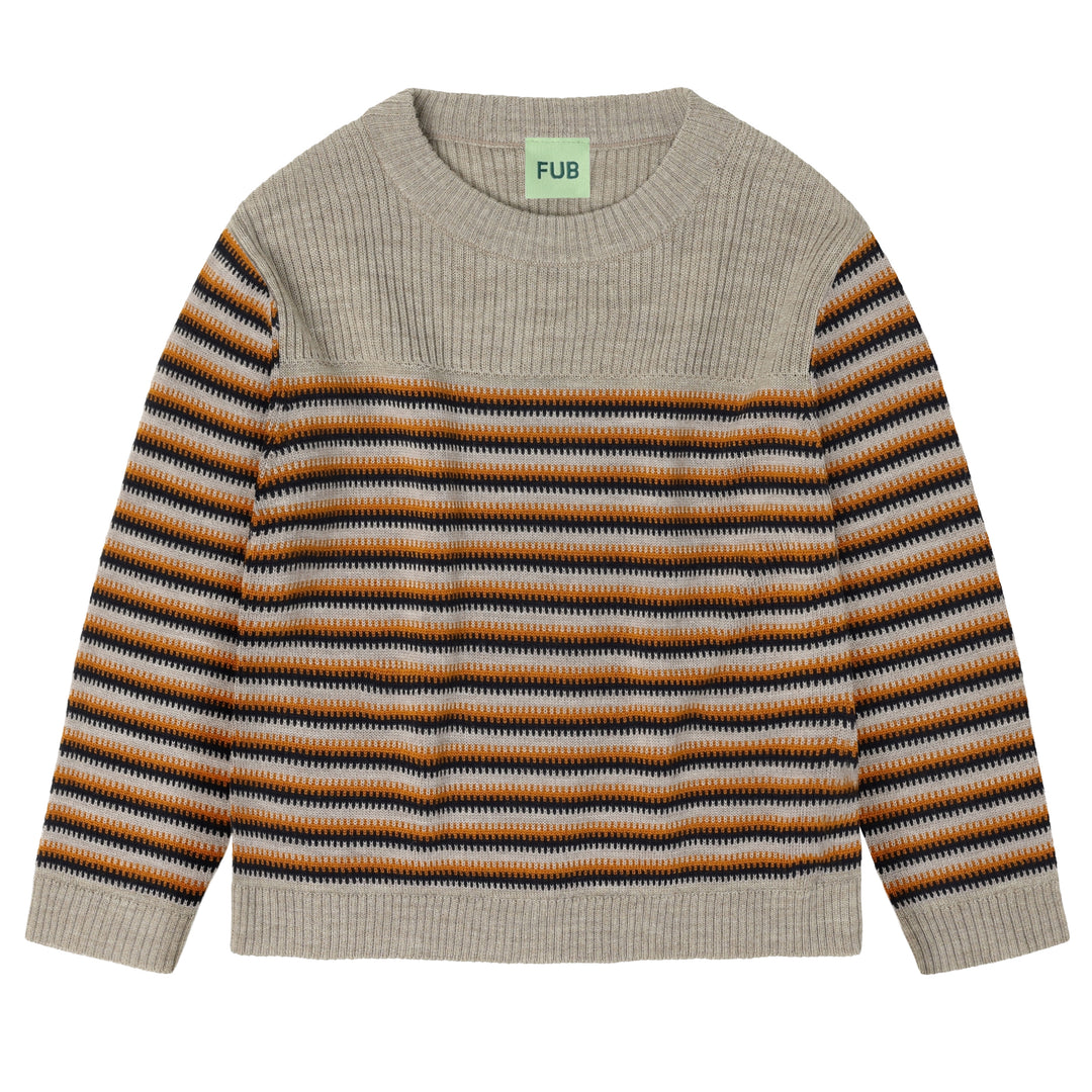 1325 AW-Thin Sweater-oat melange
