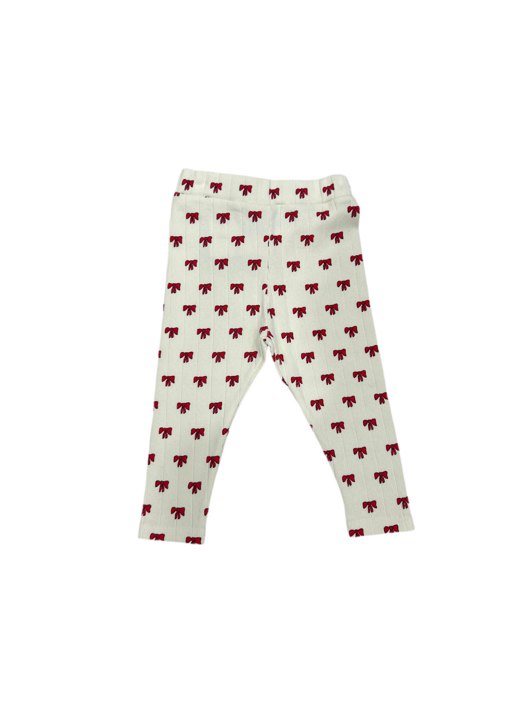 RED BOWS BABY LEGGINGS-RED BOWS