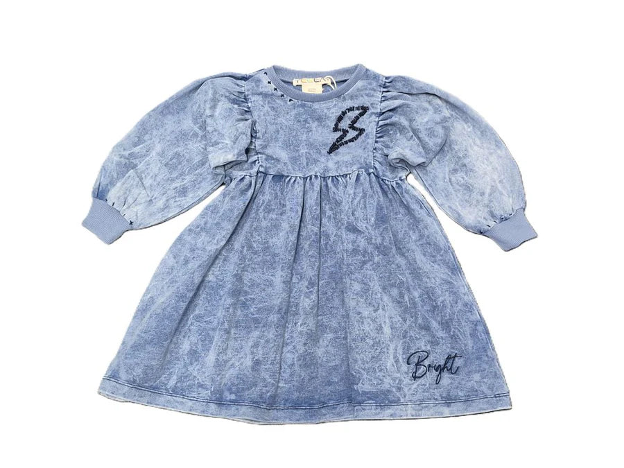 21-061B-Stitch Dress-Blue Wash