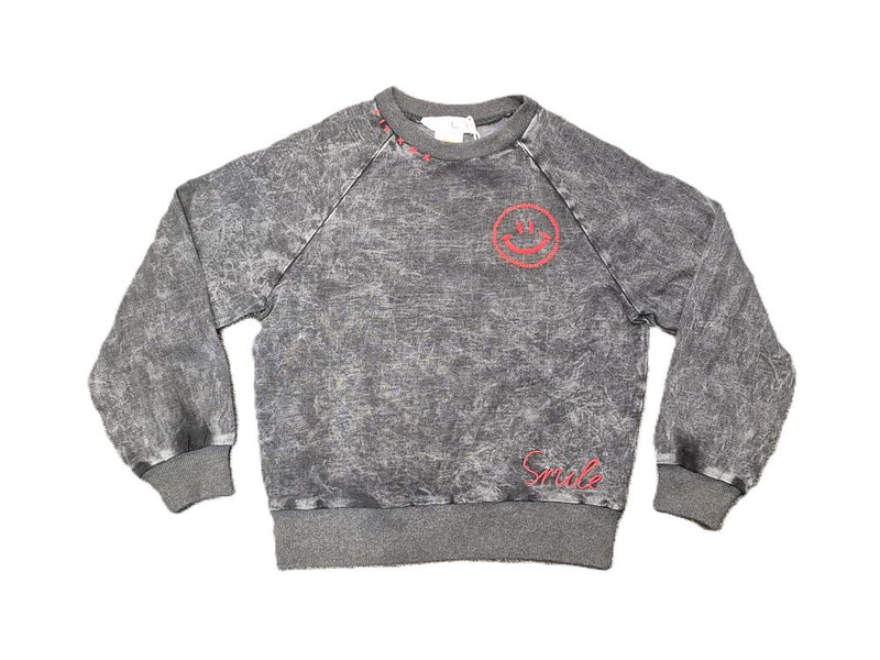 21-062A-Unisex Stitch Top-Black Wash