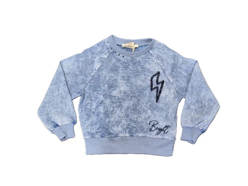 21-062B-Unisex Stitch Top-Blue Wash