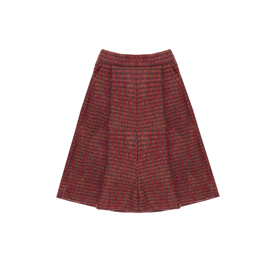 Special Edition Wool Skirt Odette-Red