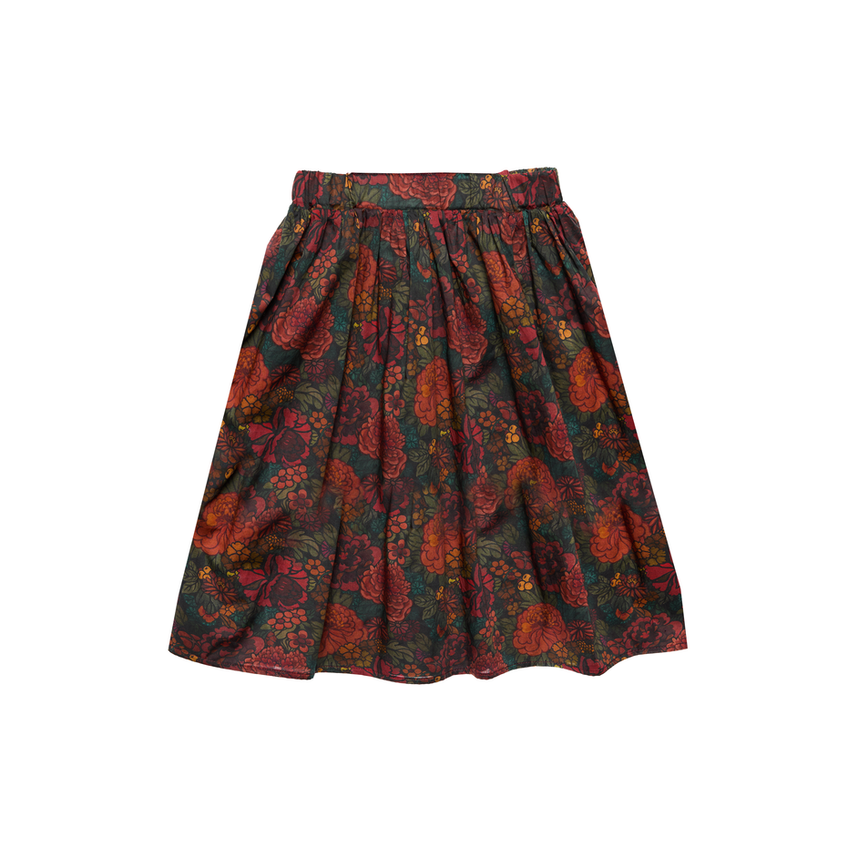 Special Edition Cotton Skirt Beatrice Cover Knee-Red