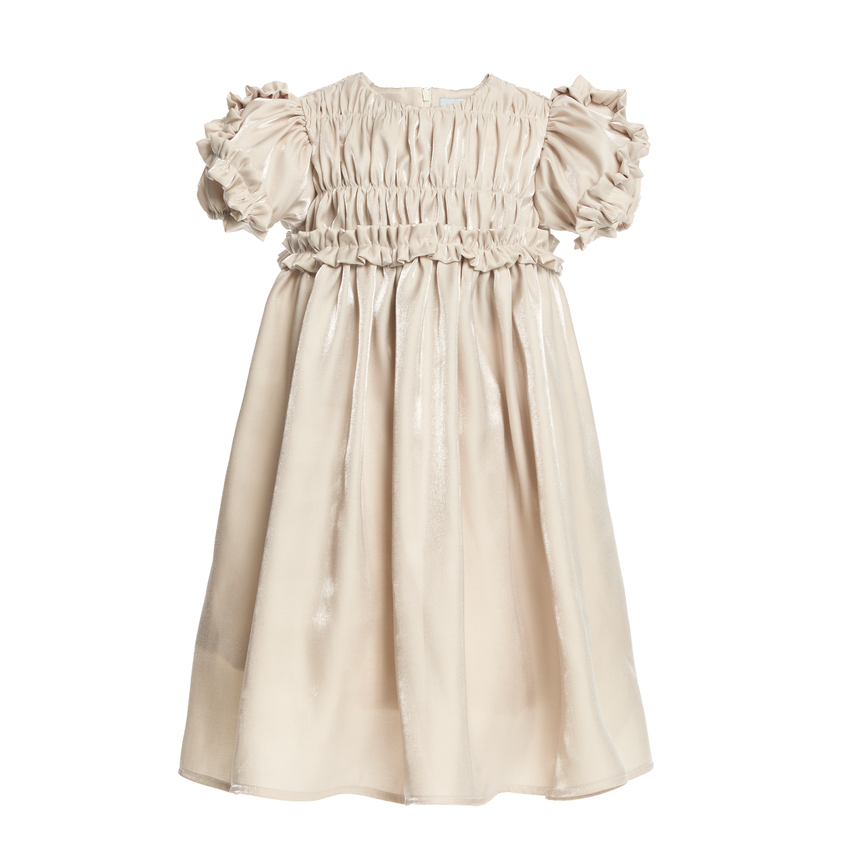 Viscose Dress Luna-Beige