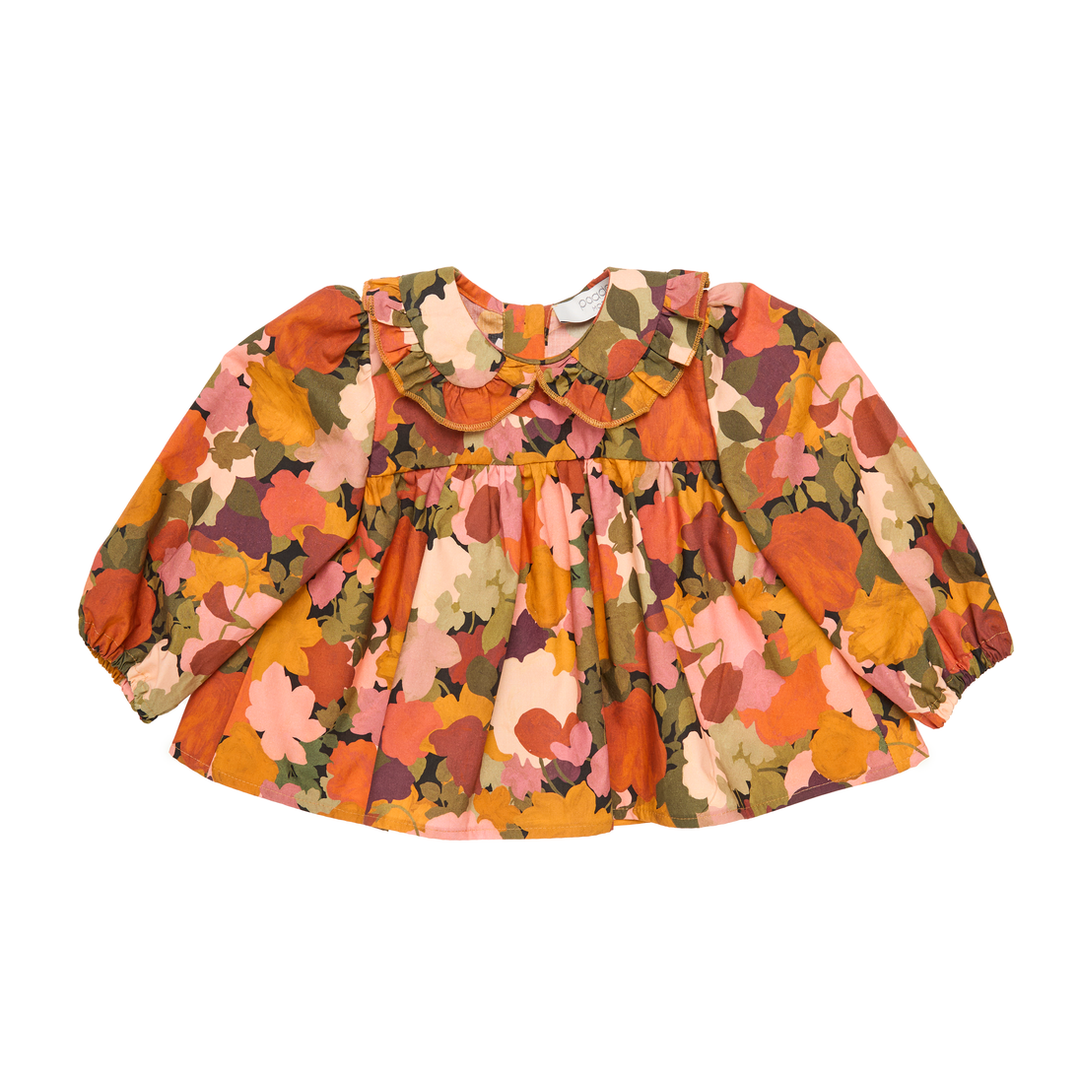 Cotton Baby Blouse Sienna-Multicolor