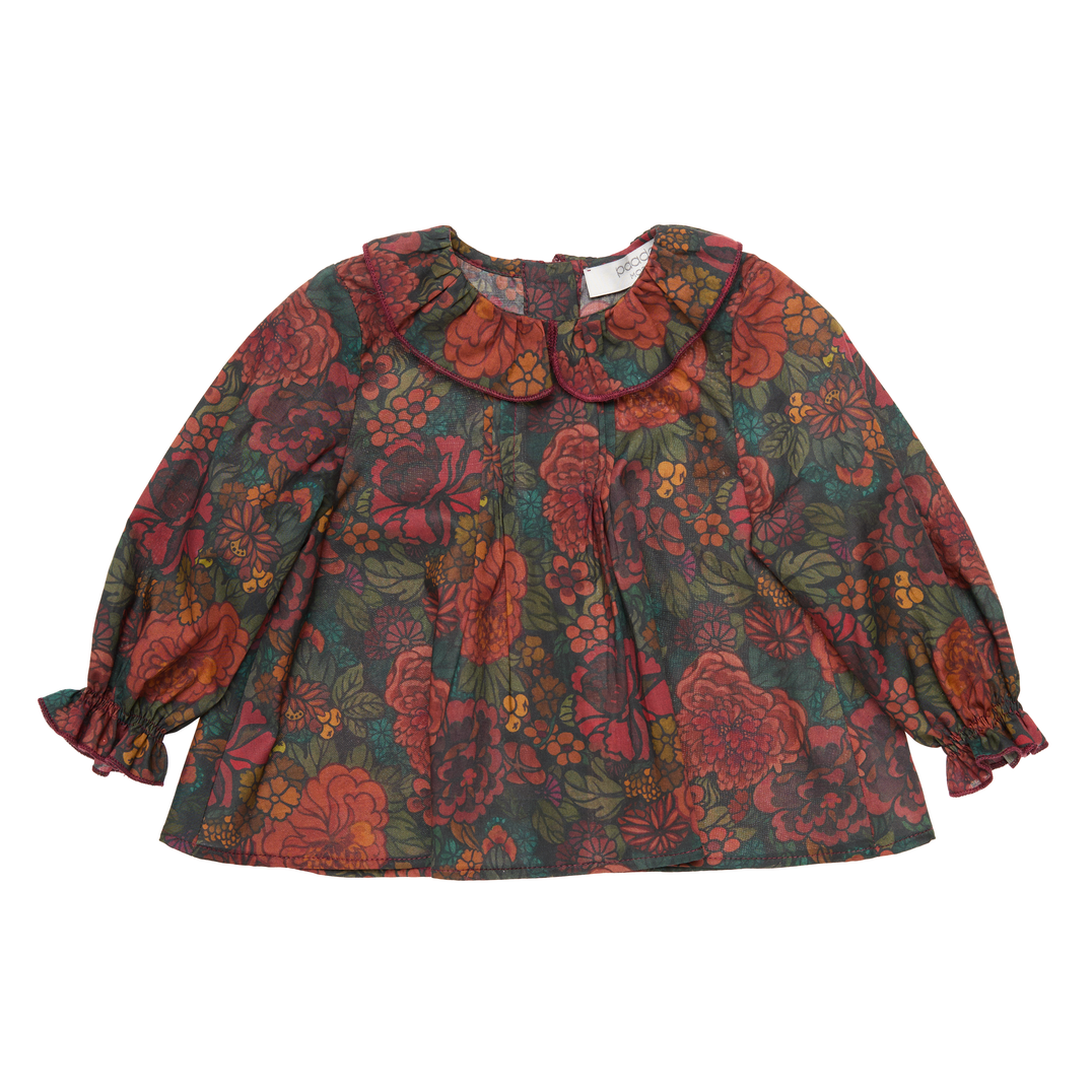 Cotton Baby Blouse Beatrice-Red