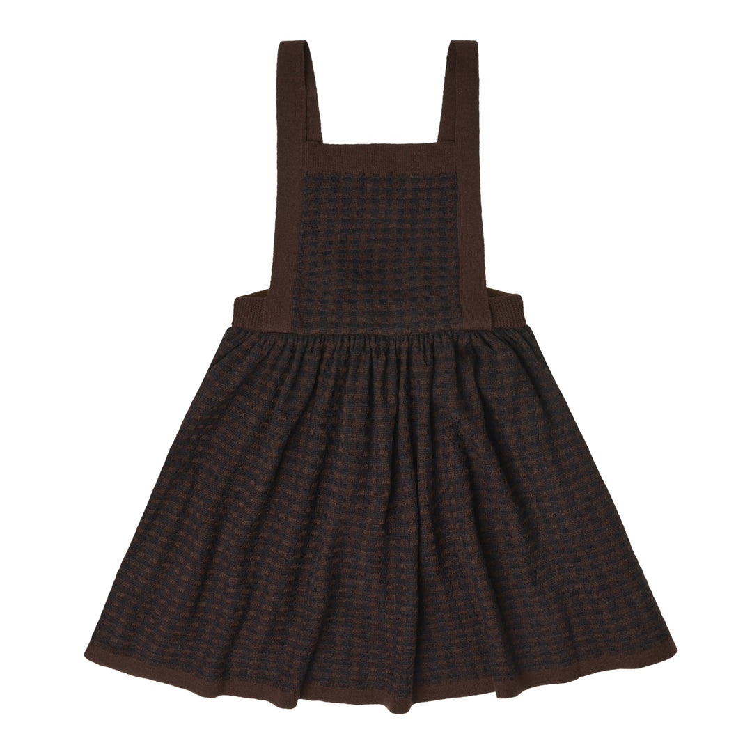 2625 AW-Checked Spencer-mocca/dark navy