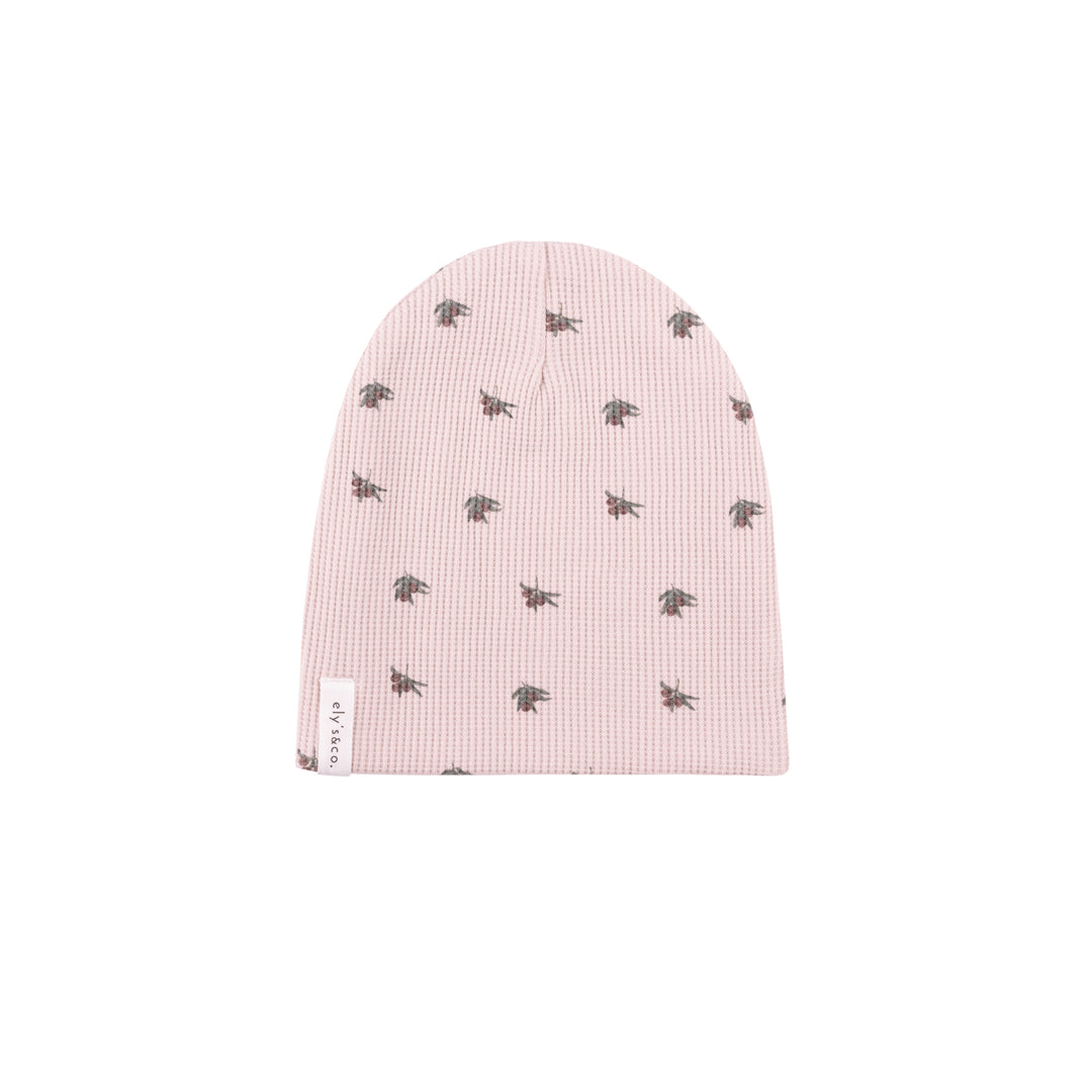 WAFFLE OLIVE COLLECTION-BEANIE-Plum/Mauve
