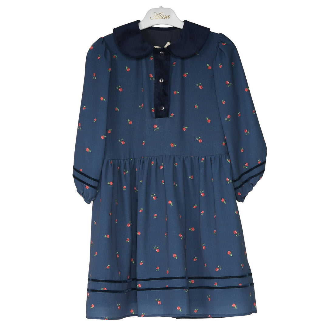 36111 DRESS-CRP PRNT NO3