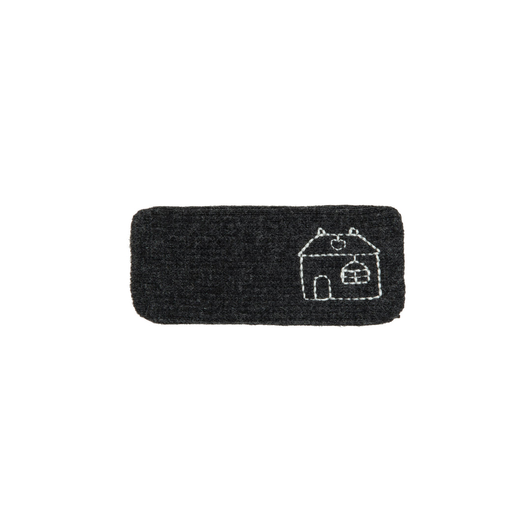 Village clips square (2Pk)-Gray
