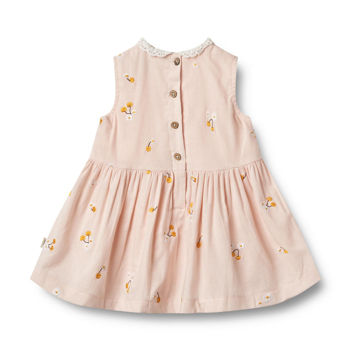 Dress Elma (5207-235)-Powder Yellow Cherries