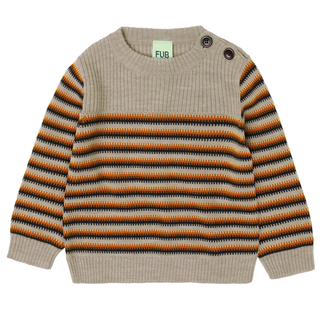 5325 AW-Baby Thin Sweater-oat melange