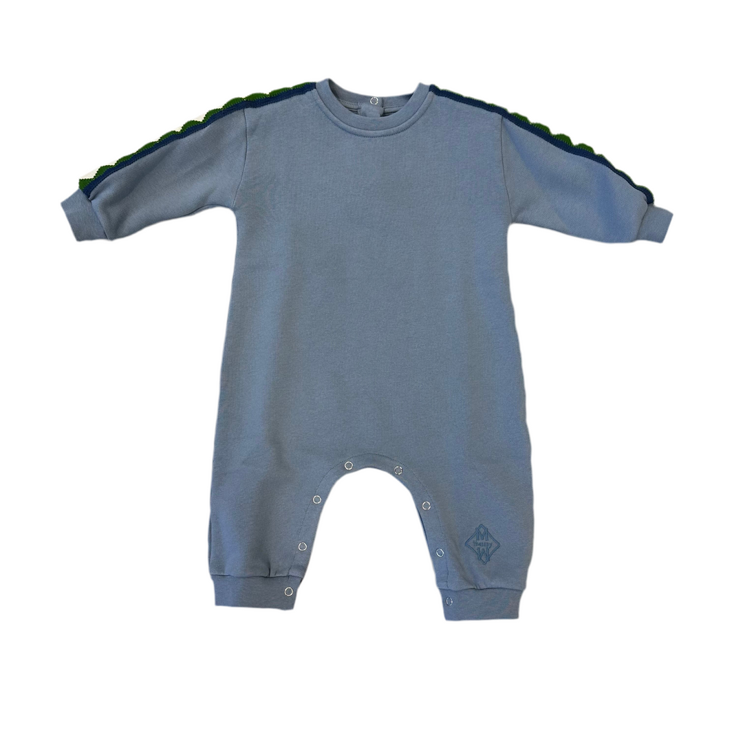 Giusy Cotton Overall Custom-Powder Blue