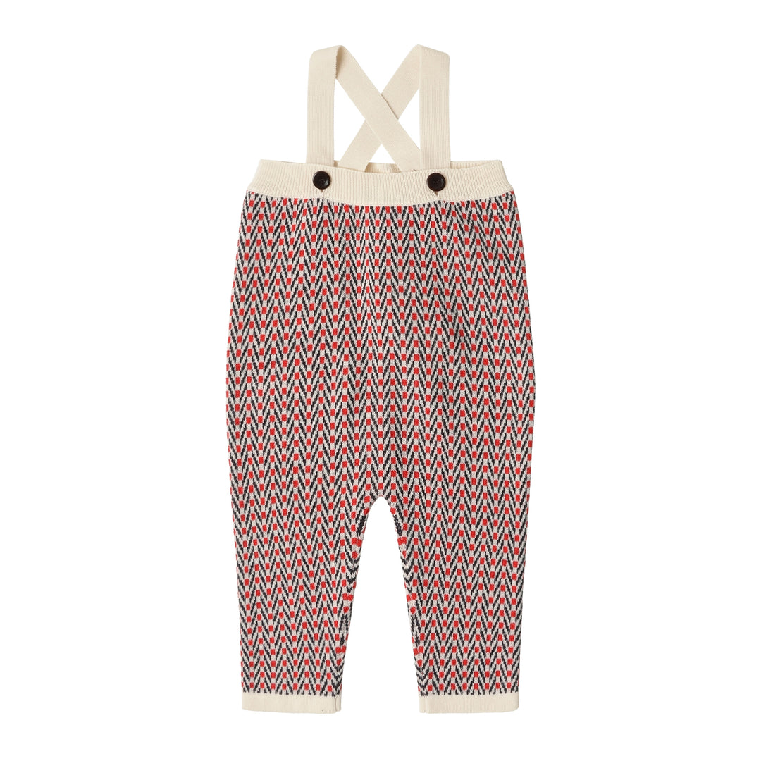 6525 AW-Baby Herringbone Overall-ecru