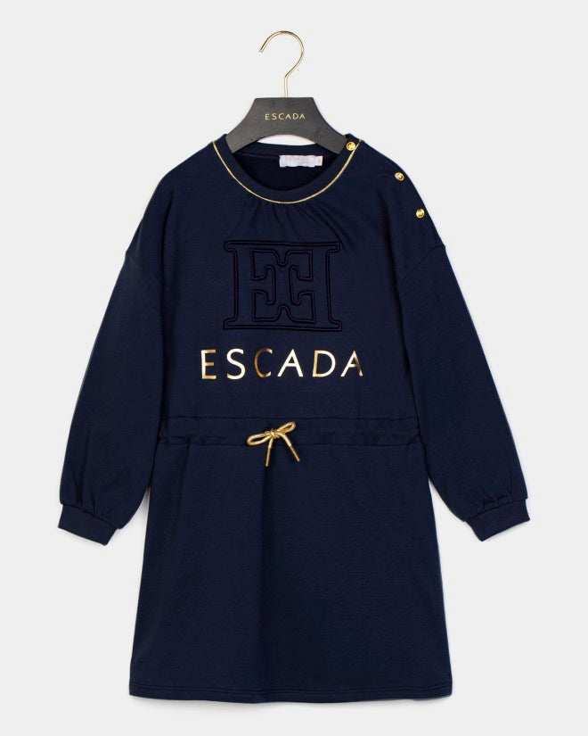 71311776-DRESS, SWEAT LYCRA, EMBROIDERY/PRINT-NAVY BLAZER