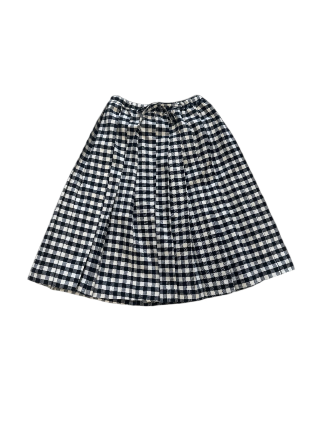 Hime-Skirt-Black/White checks