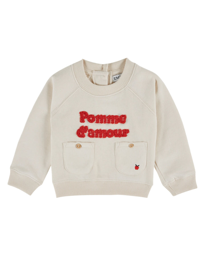 AC154-SWEAT BRODE-CREME