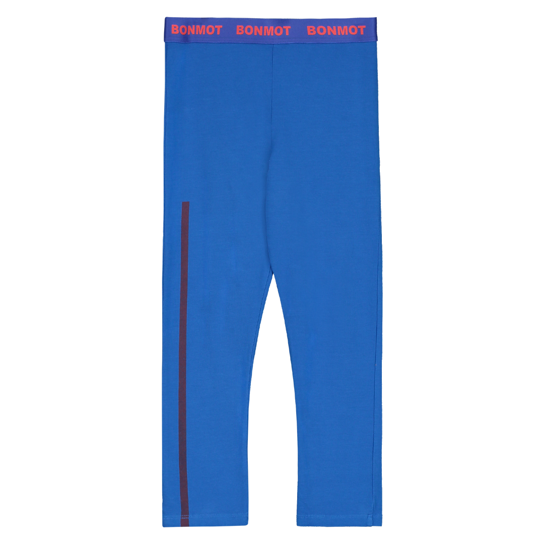 LEGG-SIDE STRIPE LEGGING -Fresh blue