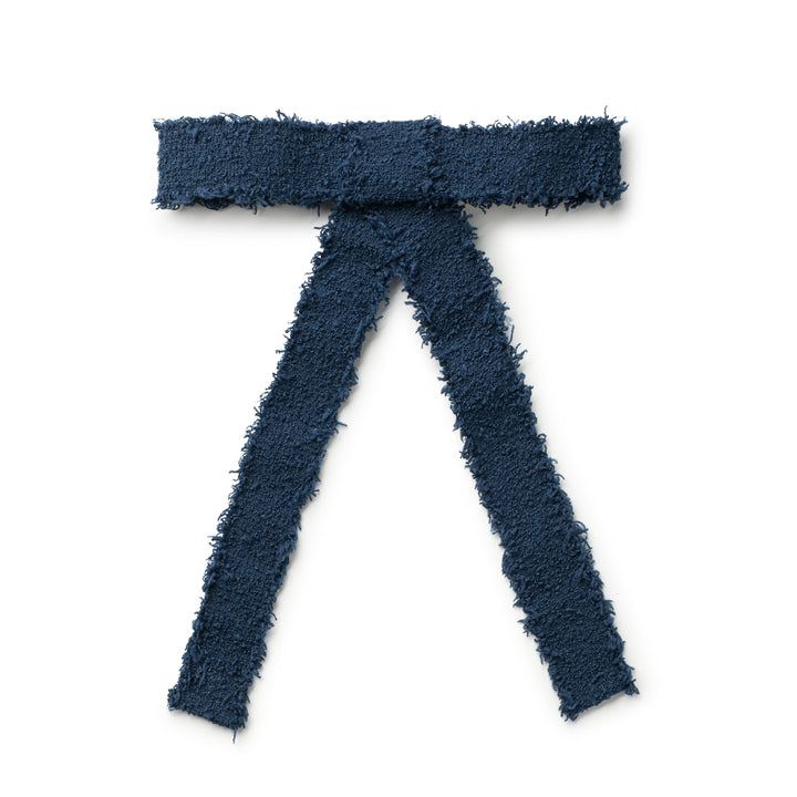amarl003-Amara deconsctructed woolen long tail clip-navy