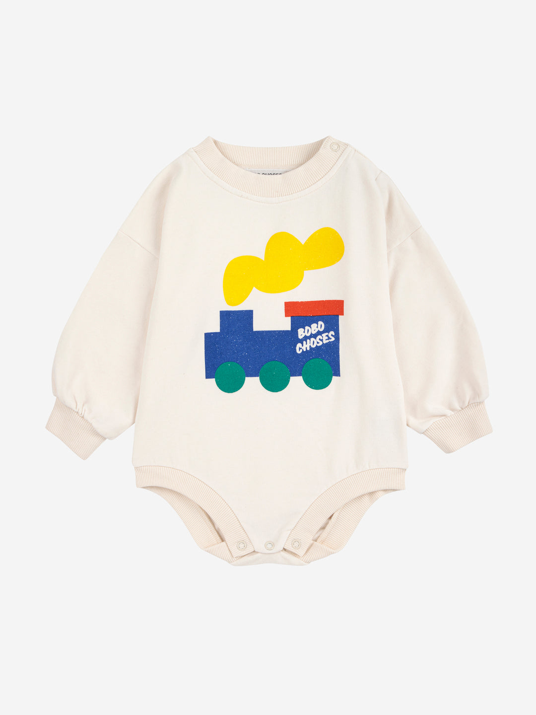 B225AB010-Bobo Choo Choo body sweatshirt-WHITE