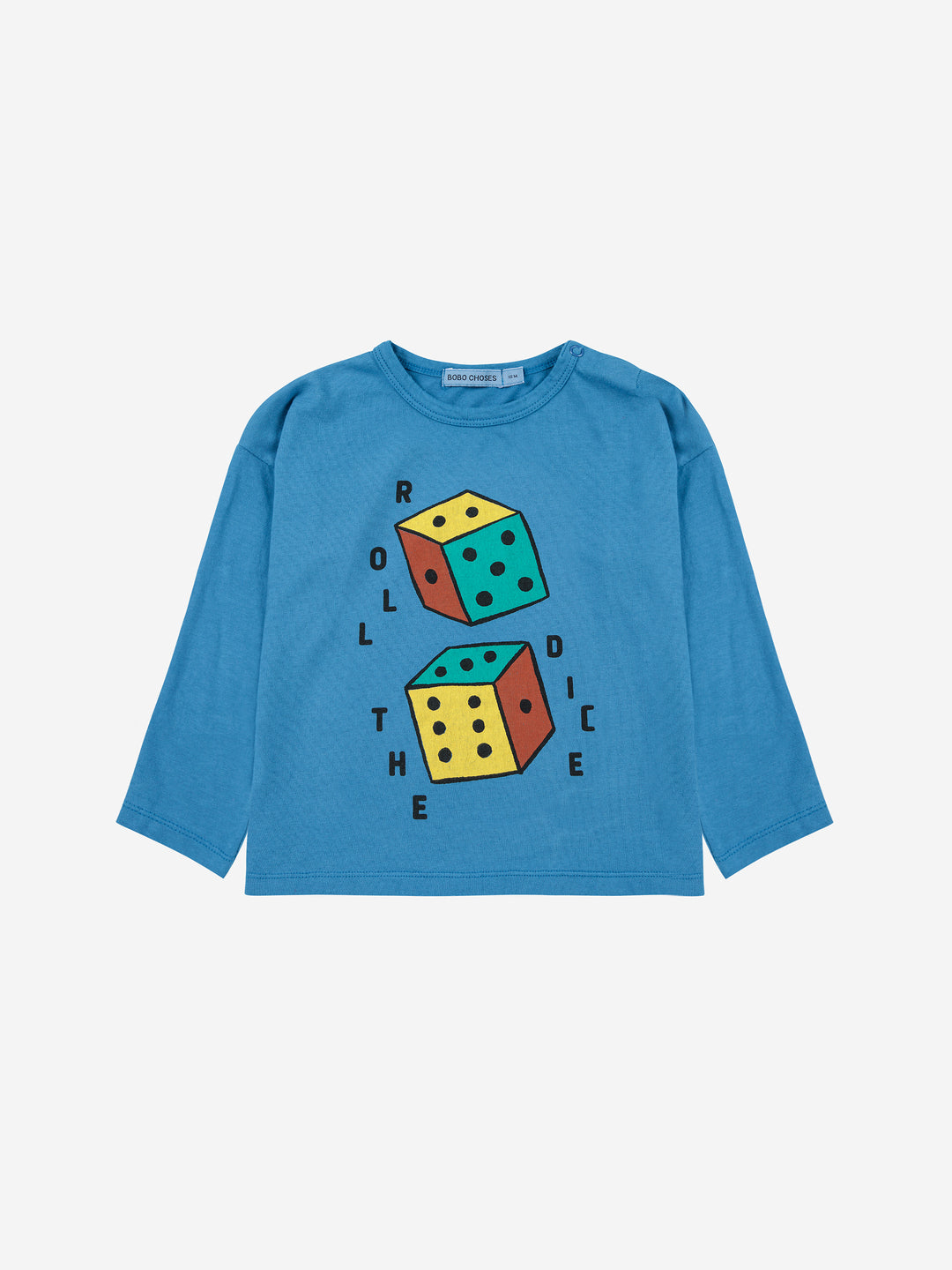 B225AB036-Roll The Dice T-shirt-BLUE