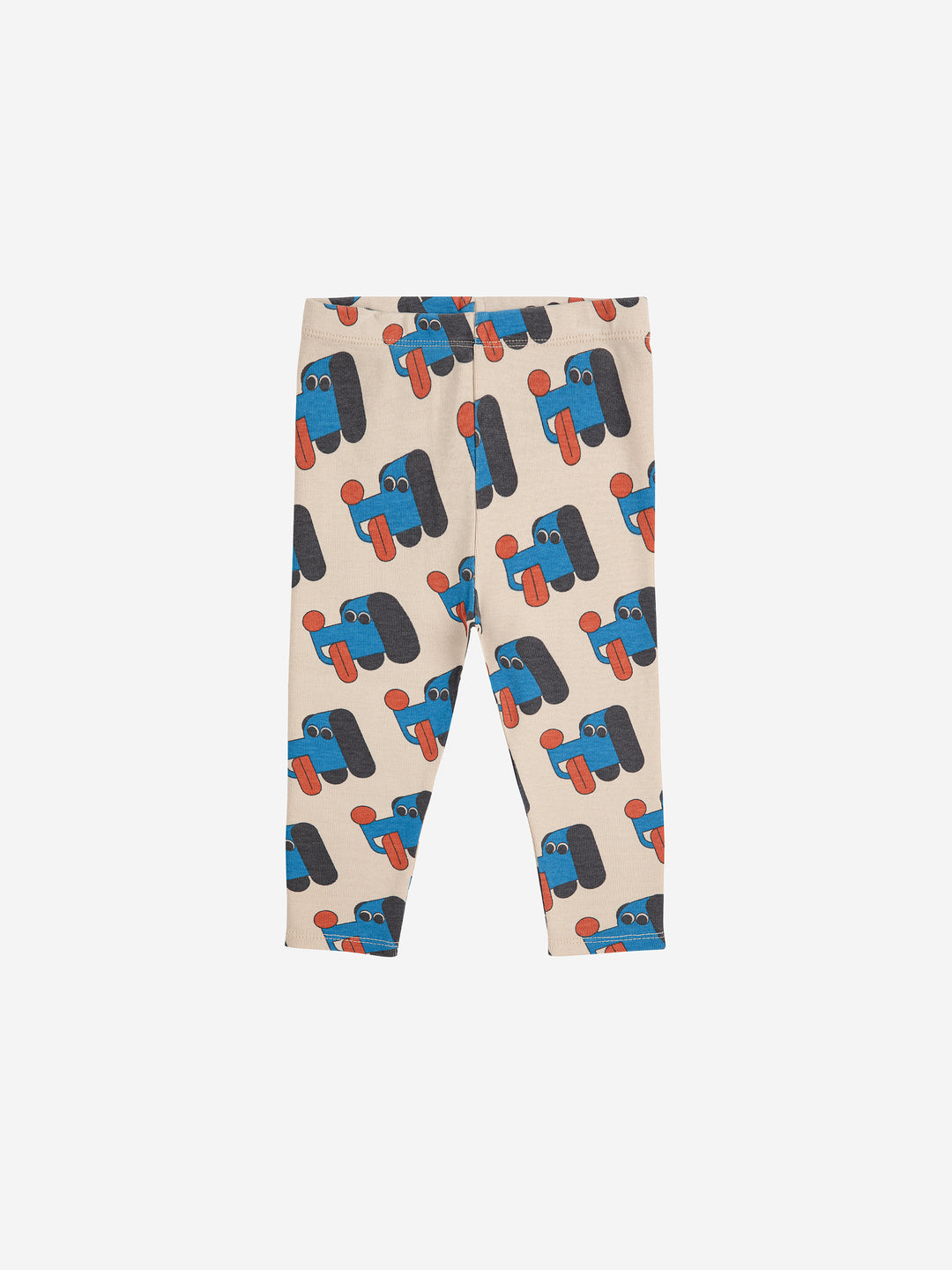 B225AB062-Doggy Mate all over leggings-OFFWHITE