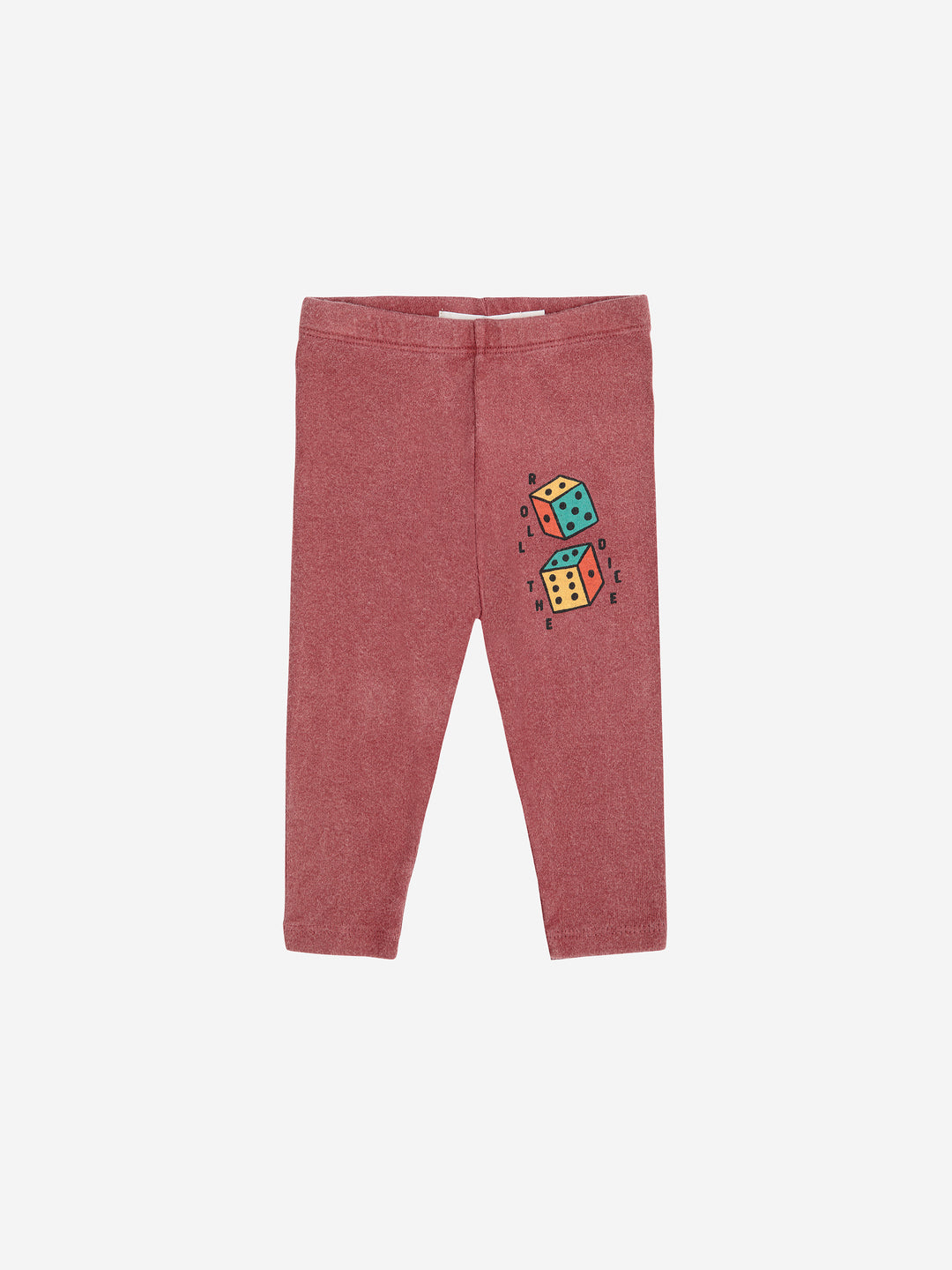 B225AB119-Roll the dice leggings-BROWN