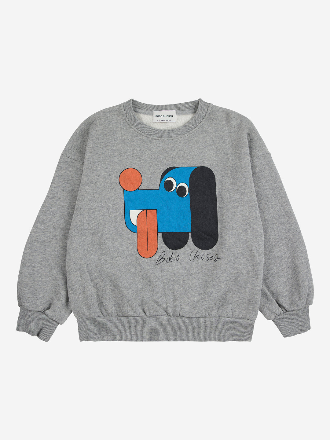 B225AC031-Doggy Mate sweatshirt-HEATHER GREY