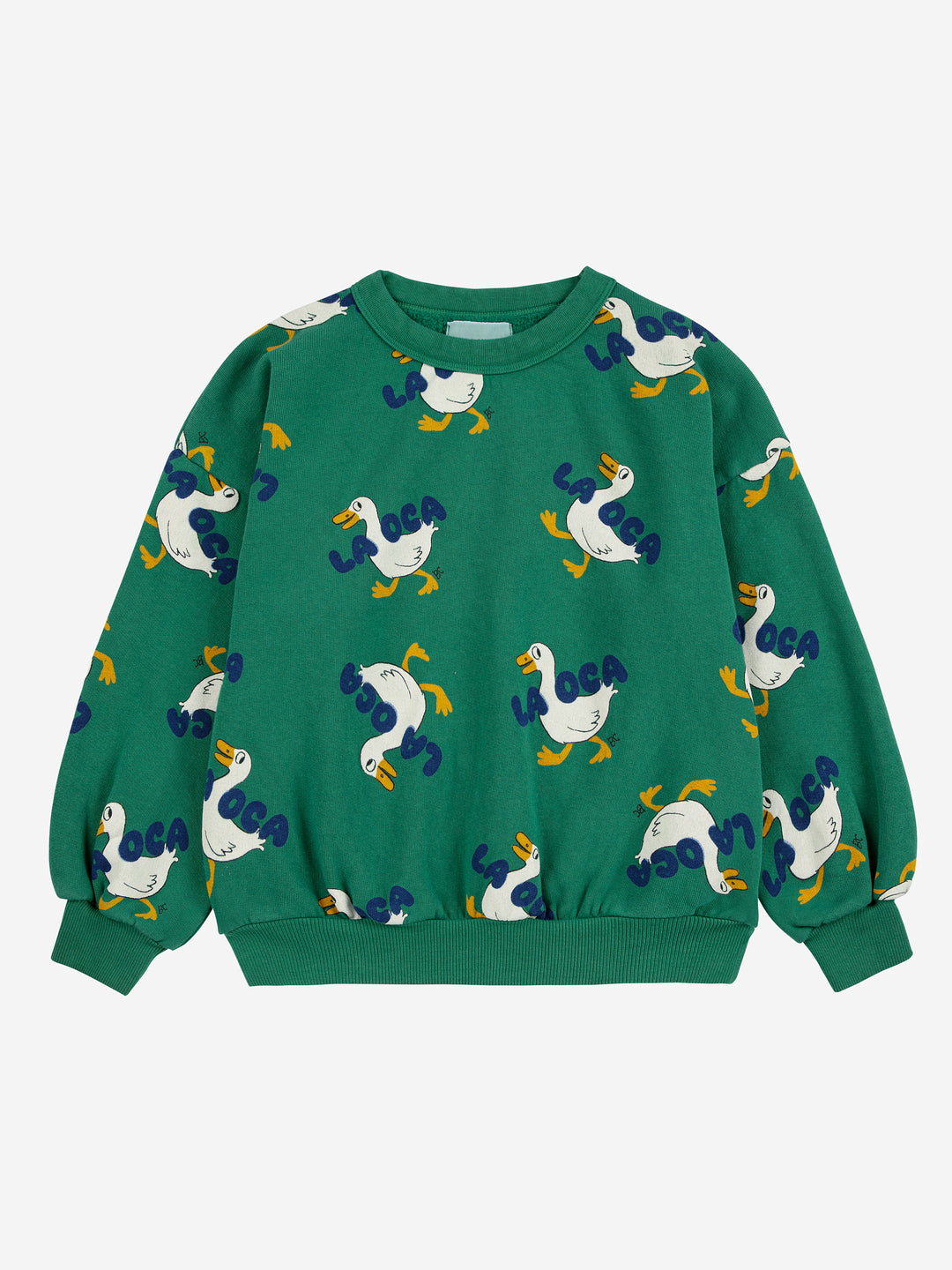 B225AC037-La Oca sweatshirt-GREEN