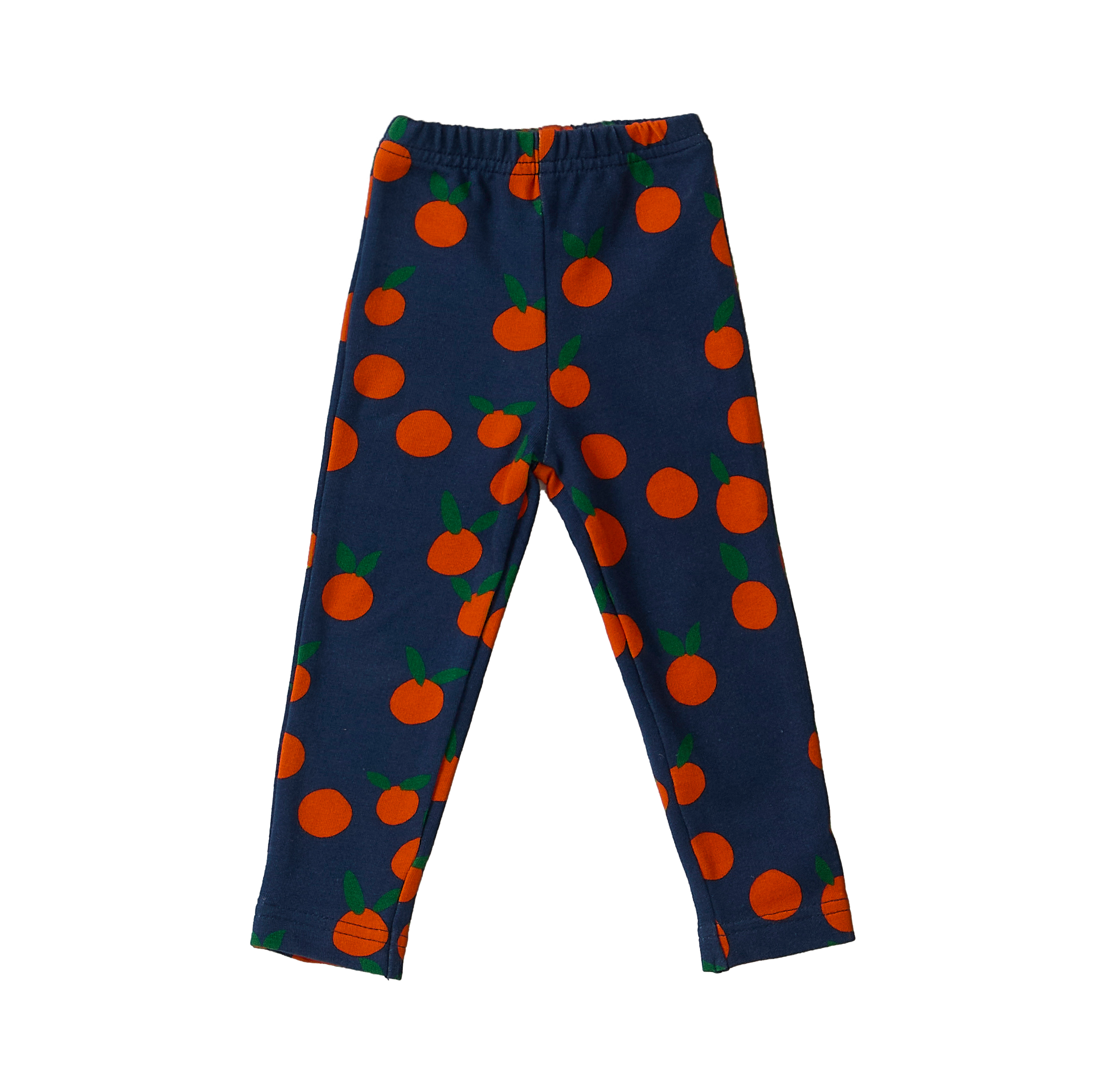 C26207 BABY RIB LEGGINGS - NAVY TANGERINE – whoopikids