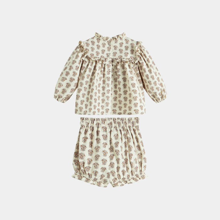 Ava Set Cream Flower