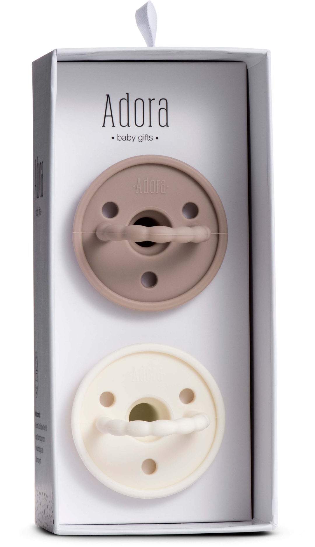 ADORA PACIFIER CLASSIC-Saddle/Vanilla