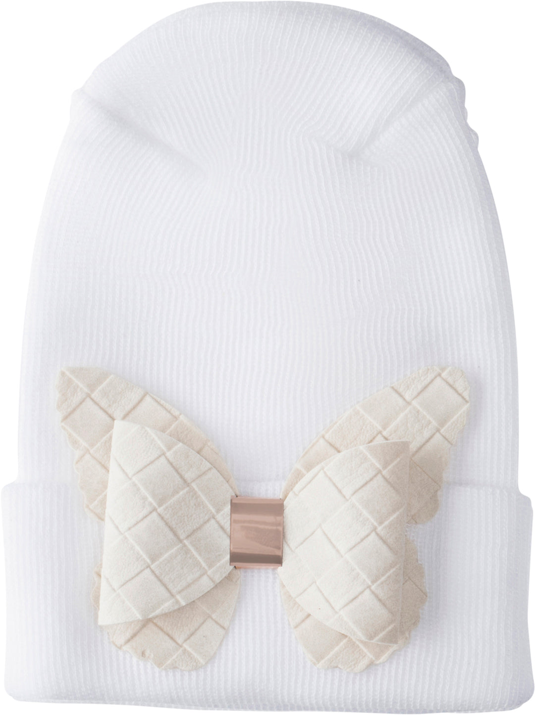 ADORA Girls Hospital Hat-Cream Butterfly
