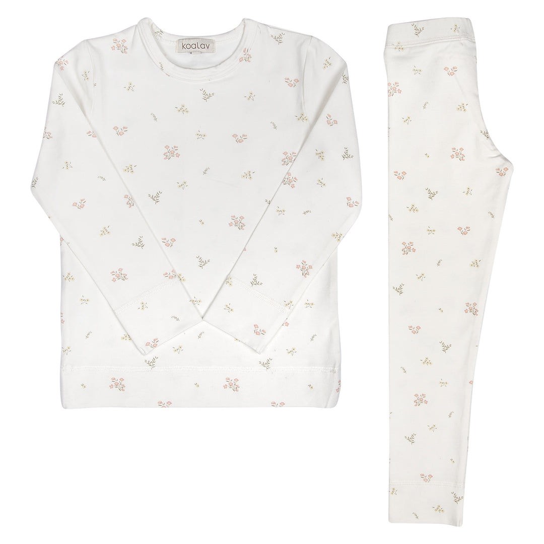 Homewear set-Pink Flower