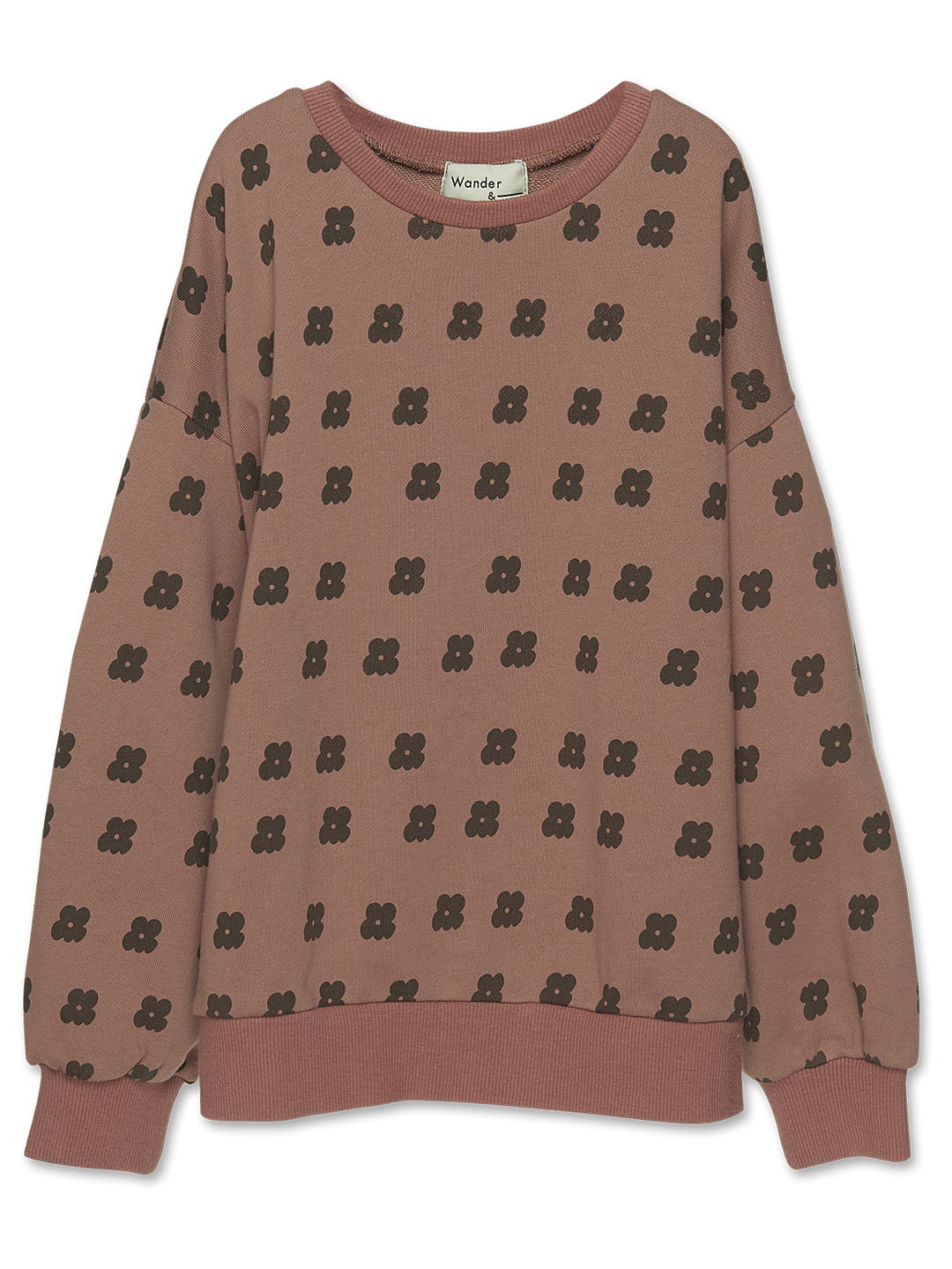 FLORAL SWEATSHIRT-Cinnamon Floral