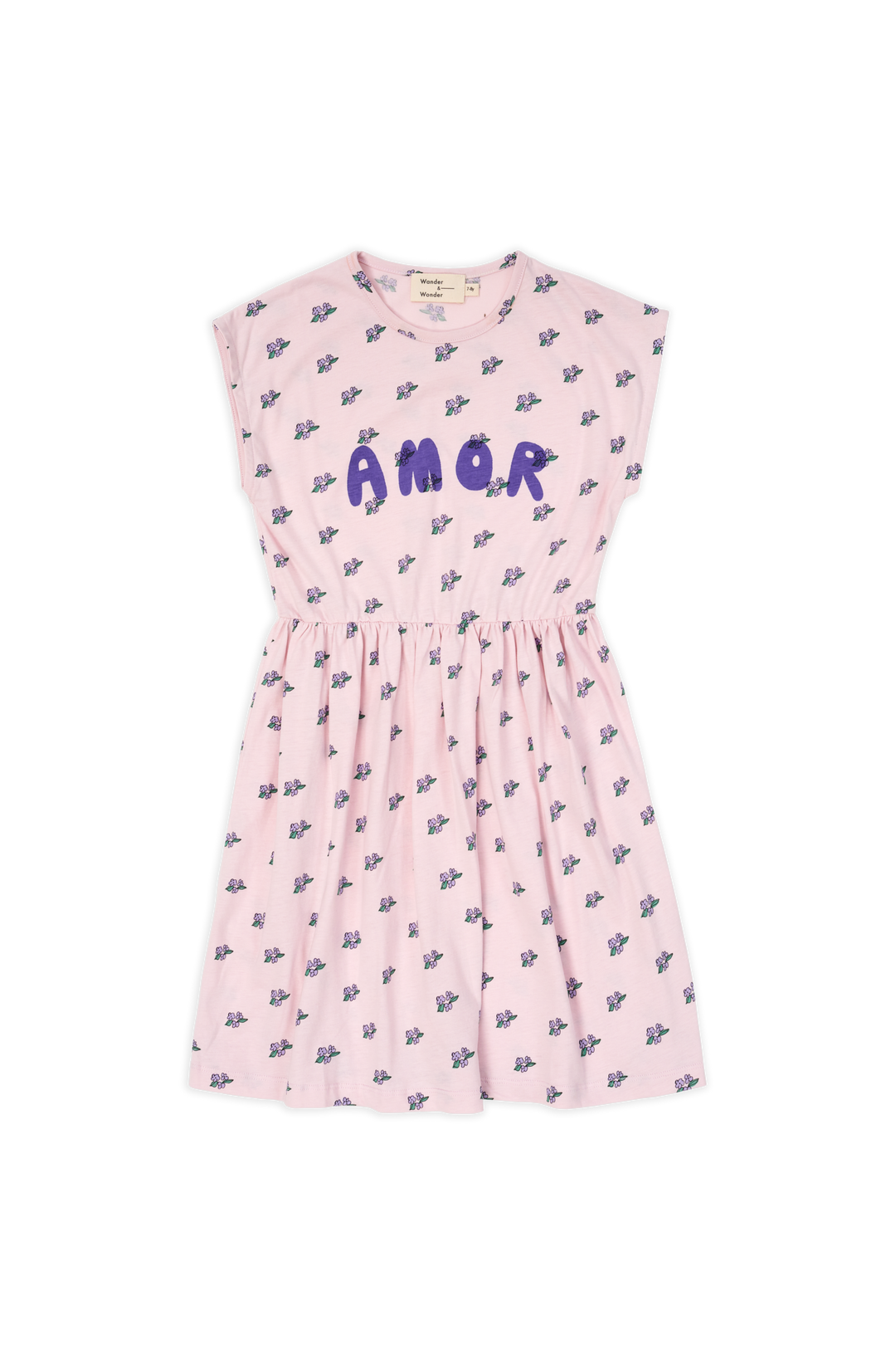 E25109L-Daniela Dress-Lilac Daisy Floral