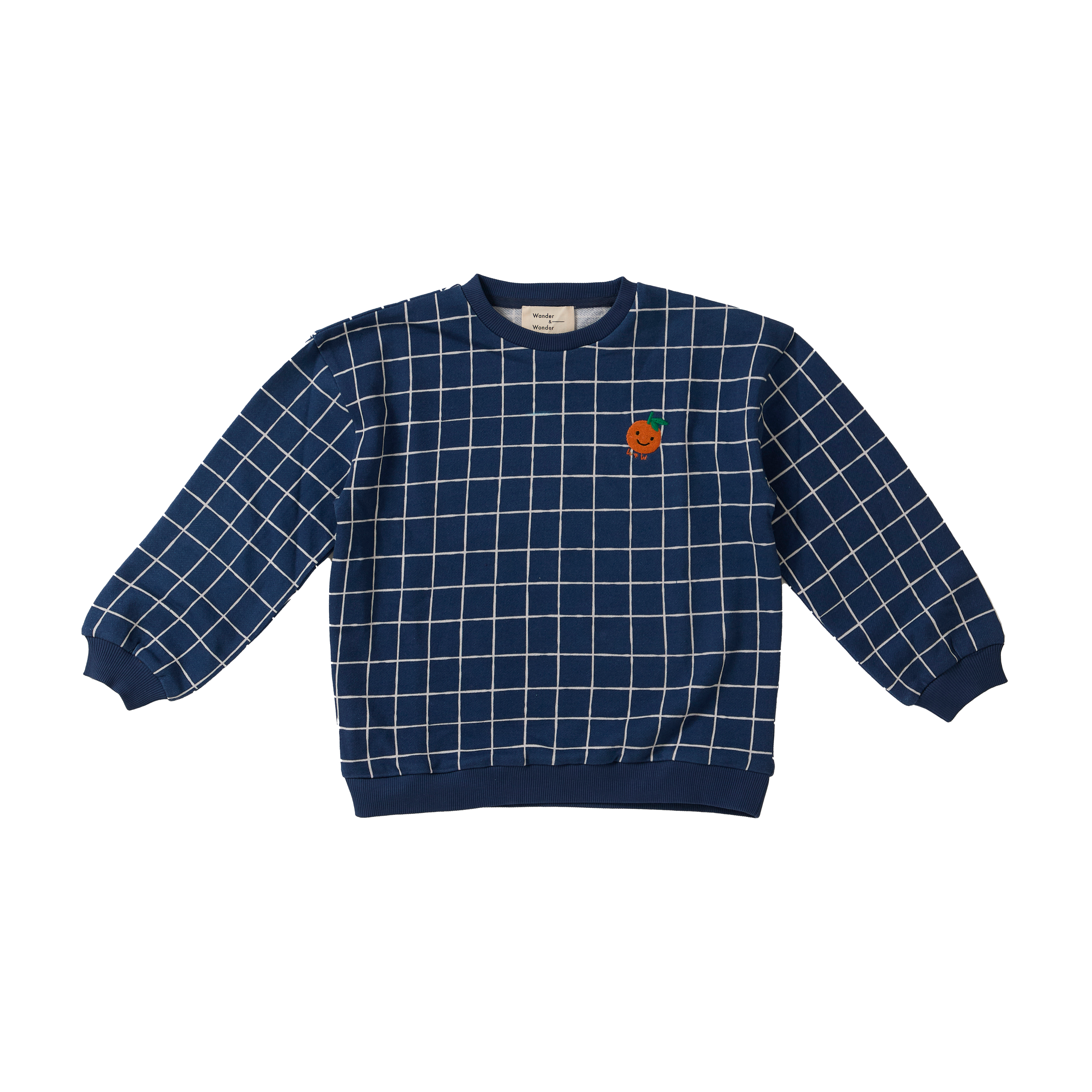 E26209 CHECK SWEATSHIRT - INK CHECK – whoopikids