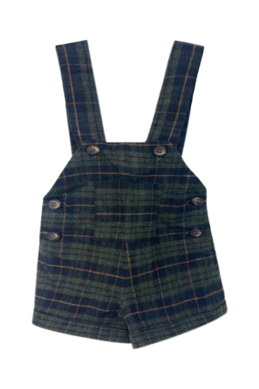 ELIJAH OVERALL GREEN PLAIDS