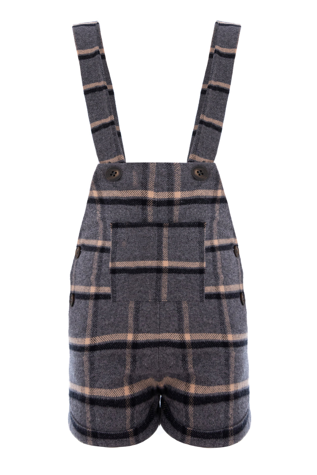 ELIJAH OVERALL GREY/ BEIGE PLAIDS