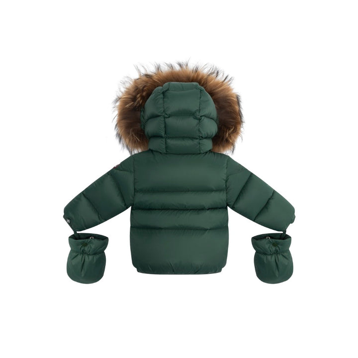 F25-5031G-BELLA ENFANT FUR DOWN JACKET-Pine Racoon