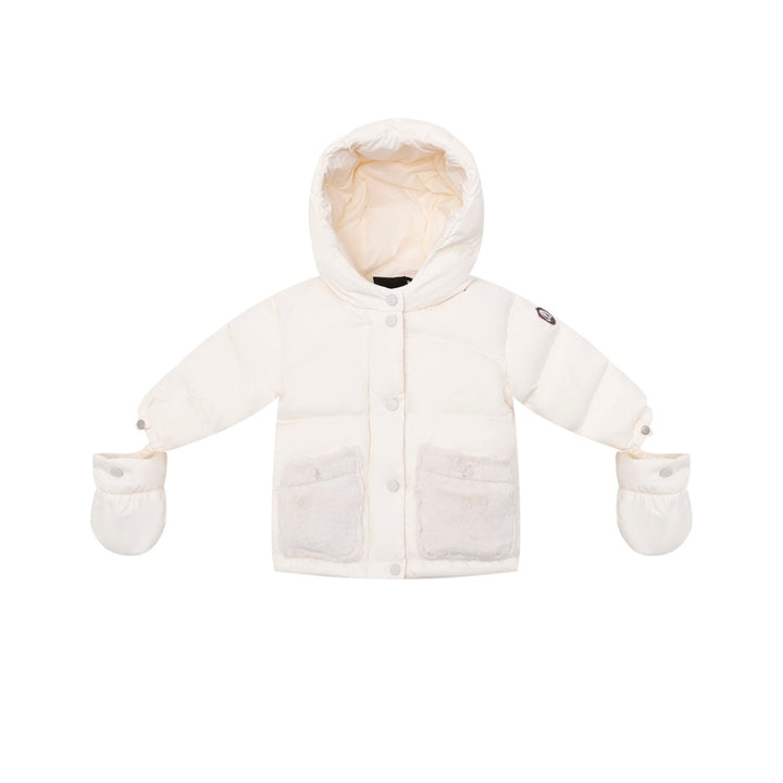 F25-5032R-QUINCY ENFANT DOWN JACKET-Off White