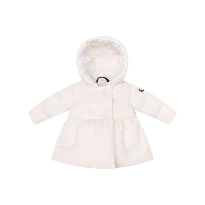 F25-5035W-FLARED ENFANT DOWN JACKET-Off White