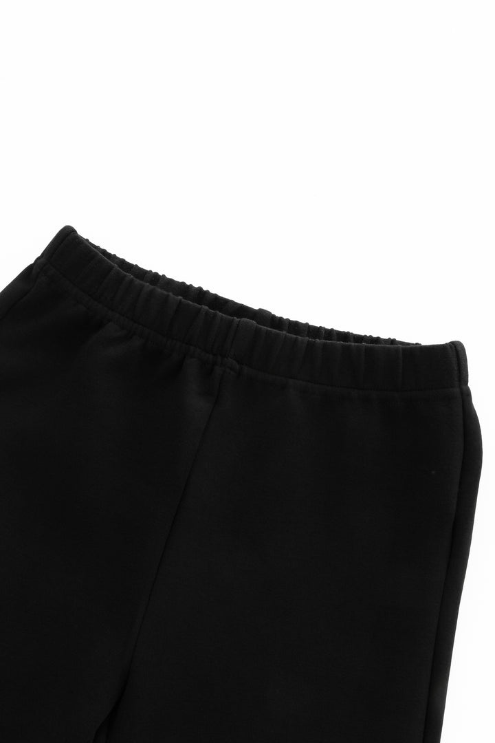 COLLARED ROBE SET-BLACK