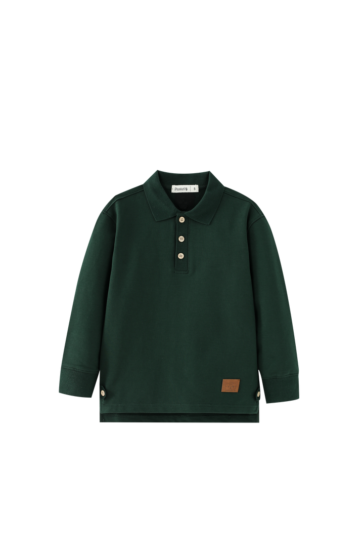CLASSIC BOYS POLO-GREEN