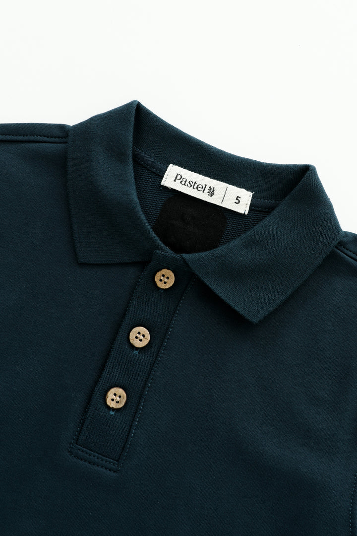 CLASSIC BOYS POLO-TEAL
